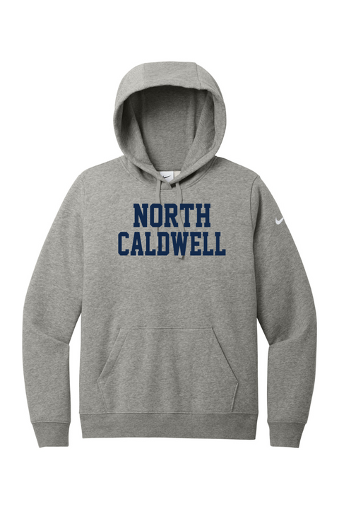 Nike Ladies Club Fleece Sleeve Swoosh Pullover Hoodie