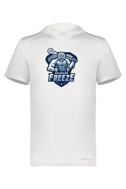 Holloway Adult Short Sleeve Hoodie Powered by Coolcore