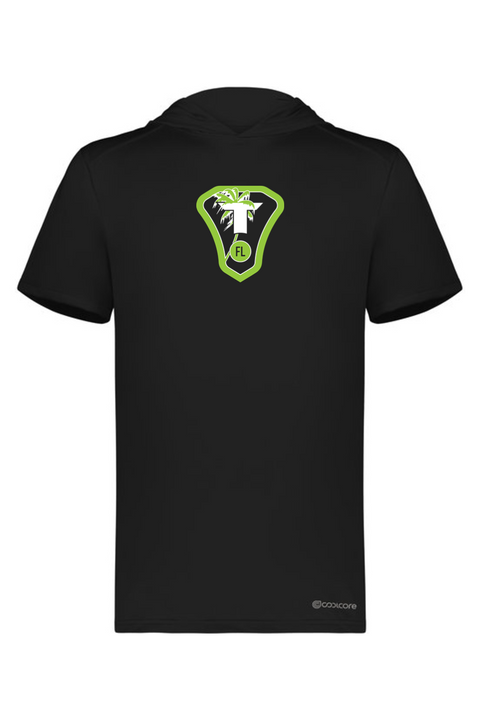 Holloway Adult Short Sleeve Hoodie Powered by Coolcore
