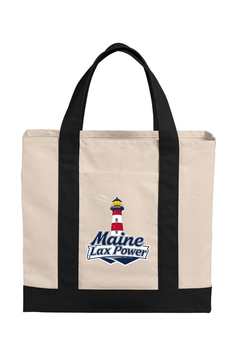 Port Authority Cotton Canvas Two-Tone Tote