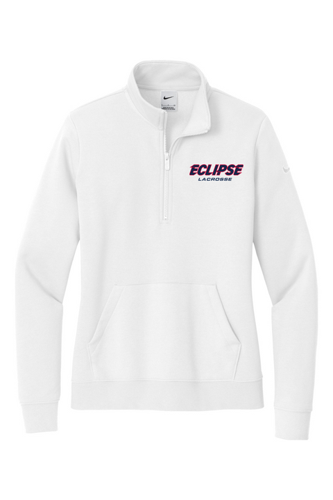 Nike Ladies Club Fleece Sleeve Swoosh 1/2-Zip