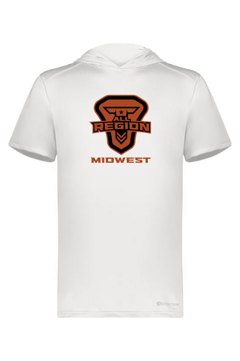 Holloway Adult Short Sleeve Hoodie Powered by Coolcore