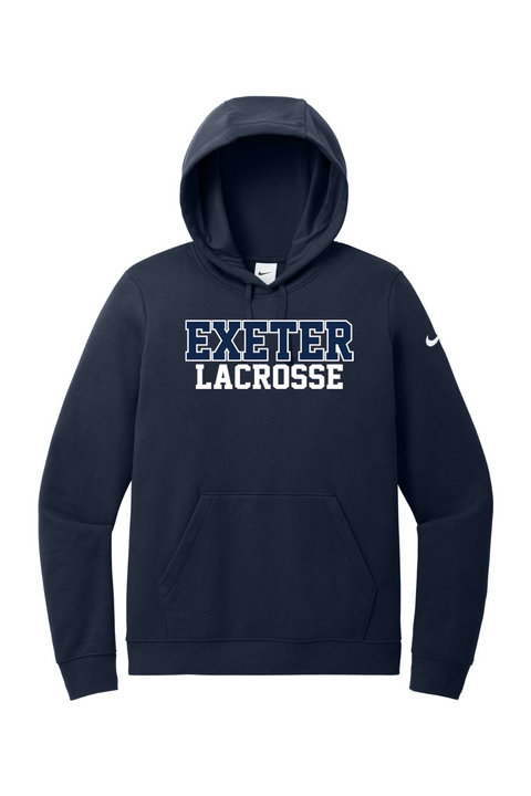 Nike Ladies Club Fleece Sleeve Swoosh Pullover Hoodie