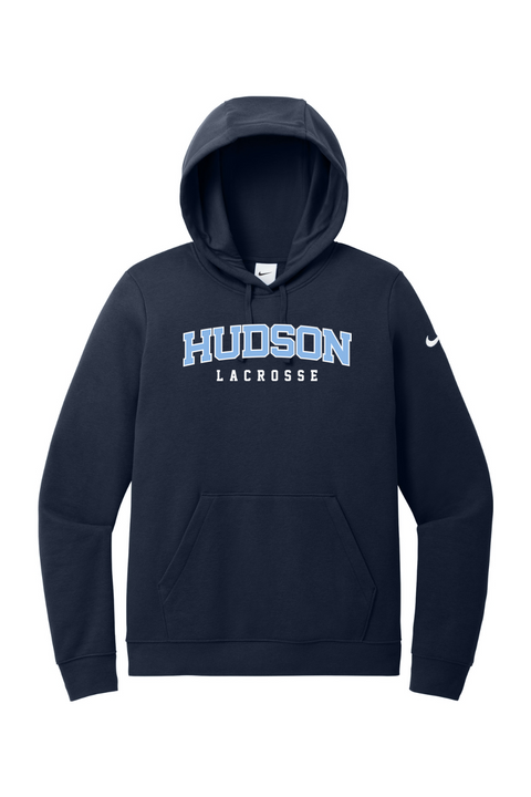 Nike Ladies Club Fleece Sleeve Swoosh Pullover Hoodie