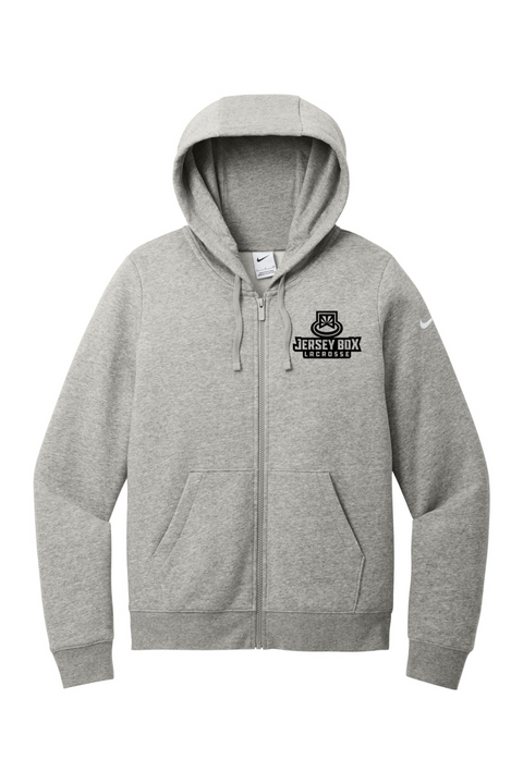 Nike Ladies Club Fleece Sleeve Swoosh Full-Zip Hoodie