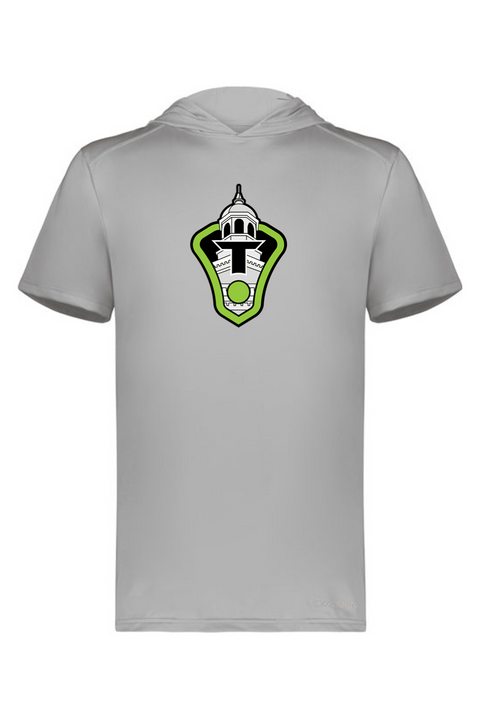 Holloway Adult Short Sleeve Hoodie Powered by Coolcore