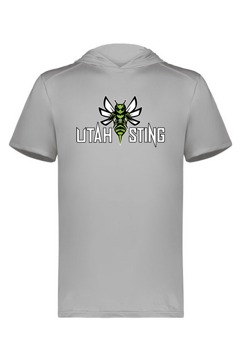 Holloway Adult Short Sleeve Hoodie Powered by Coolcore