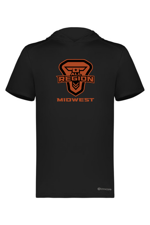 Holloway Adult Short Sleeve Hoodie Powered by Coolcore