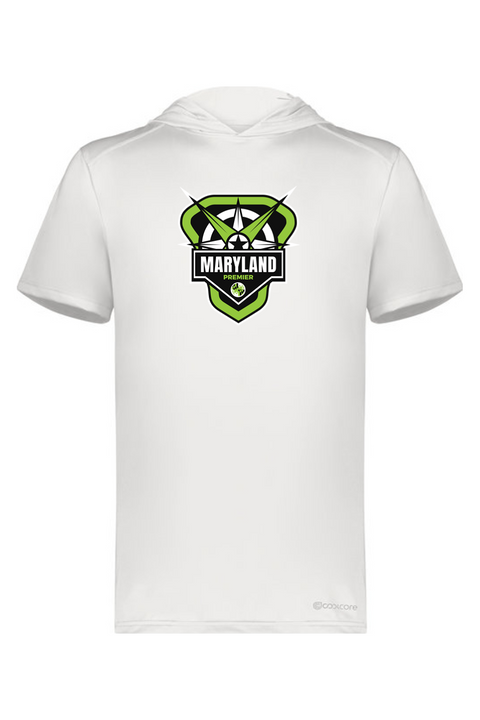 Holloway Adult Short Sleeve Hoodie Powered by Coolcore