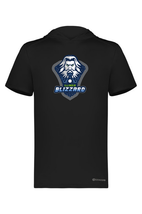 Holloway Adult Short Sleeve Hoodie Powered by Coolcore