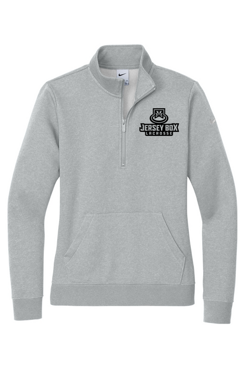 Nike Ladies Club Fleece Sleeve Swoosh 1/2-Zip