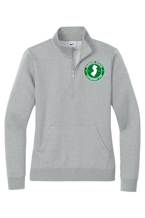Nike Ladies Club Fleece Sleeve Swoosh 1/2-Zip