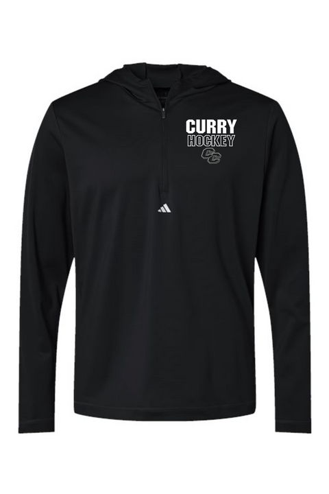 Adidas Lightweight Performance Quarter-Zip Hooded Pullover