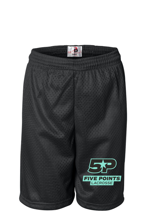 Badger Youth Pro Mesh 6" Shorts