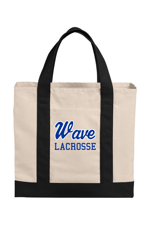 Port Authority Cotton Canvas Two-Tone Tote