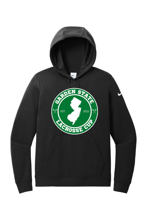 Nike Ladies Club Fleece Sleeve Swoosh Pullover Hoodie