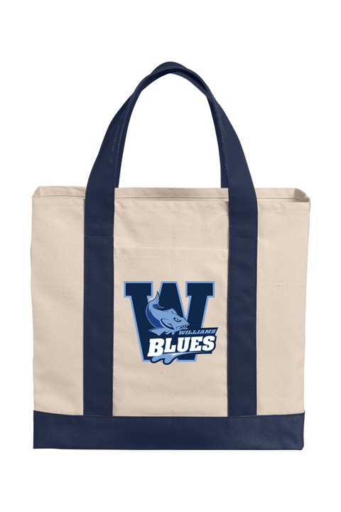Port Authority Cotton Canvas Two-Tone Tote