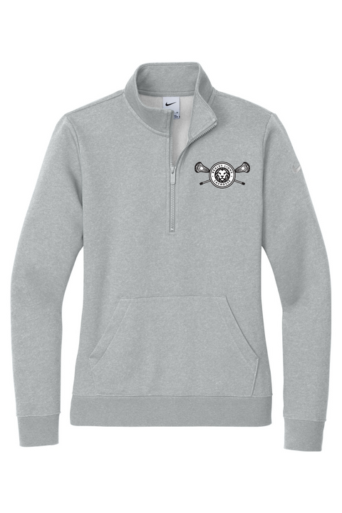 Nike Ladies Club Fleece Sleeve Swoosh 1/2-Zip
