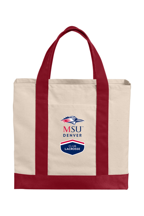 Port Authority Cotton Canvas Two-Tone Tote