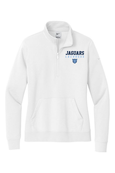 Nike Ladies Club Fleece Sleeve Swoosh 1/2-Zip