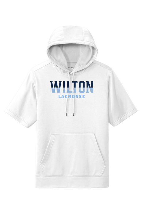 Sport-Tek Sport-Wick Fleece Short Sleeve Hooded Pullover