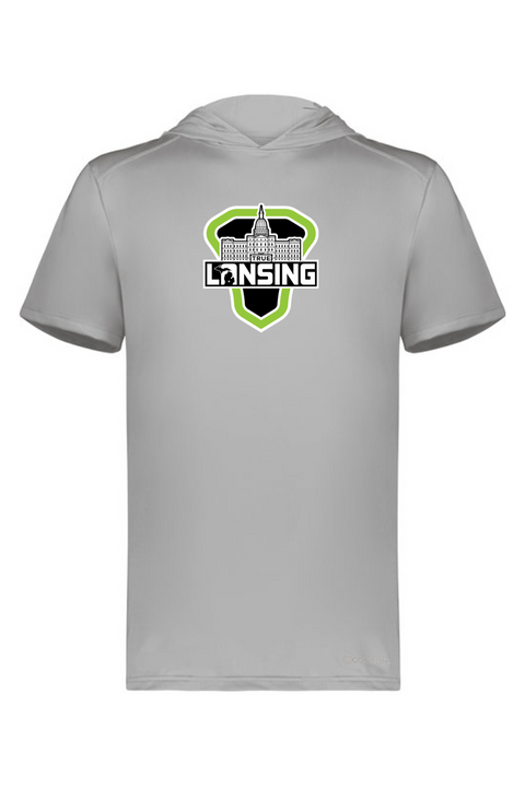 Holloway Adult Short Sleeve Hoodie Powered by Coolcore