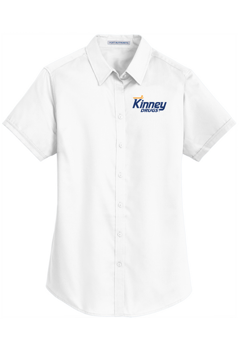 Port Authority Ladies Short Sleeve SuperPro Twill Shirt