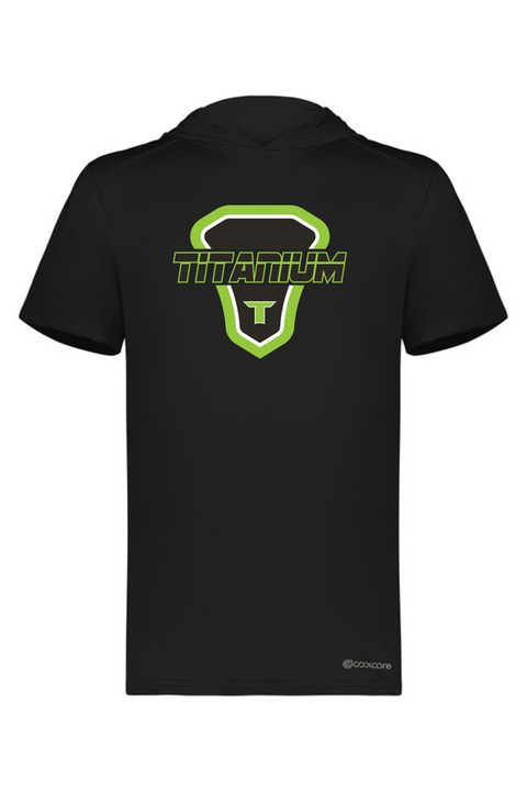 Holloway Adult Short Sleeve Hoodie Powered by Coolcore