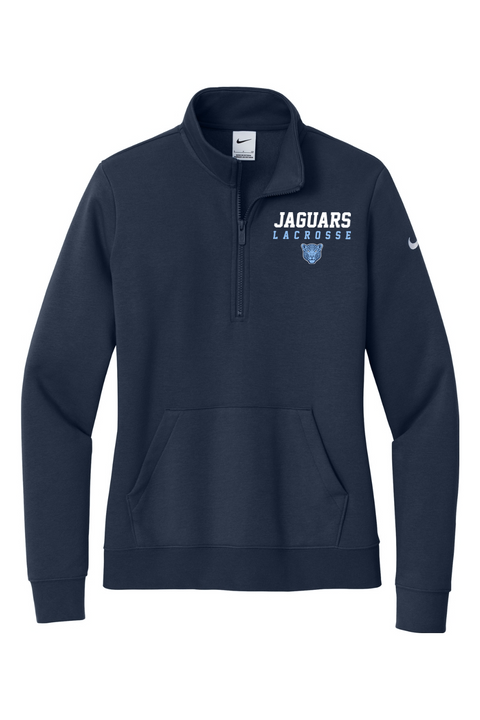 Nike Ladies Club Fleece Sleeve Swoosh 1/2-Zip