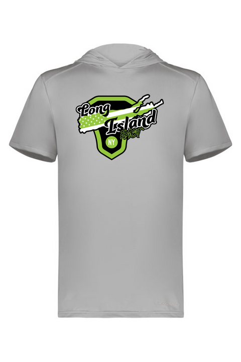 Holloway Adult Short Sleeve Hoodie Powered by Coolcore
