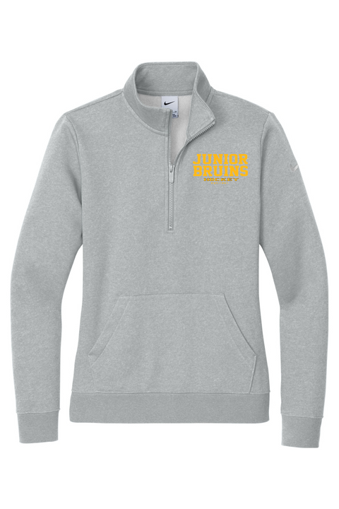 Nike Ladies Club Fleece Sleeve Swoosh 1/2-Zip