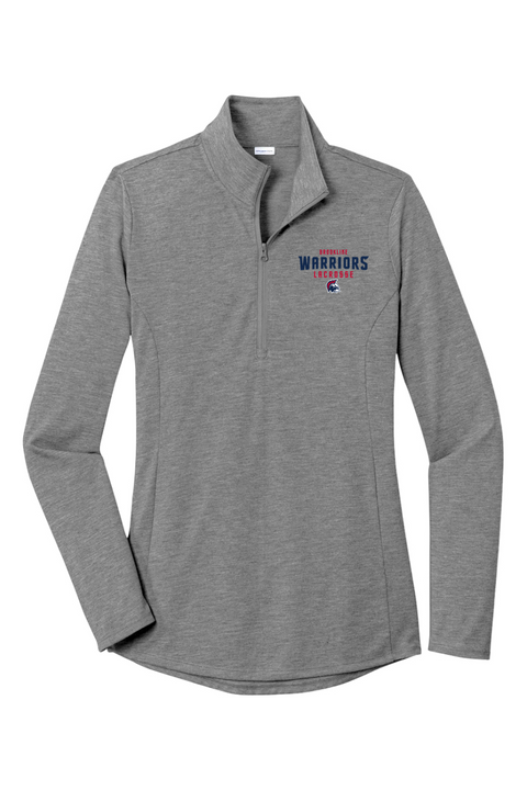 Sport-Tek Ladies PosiCharge Tri-Blend Wicking 1/4-Zip Pullover