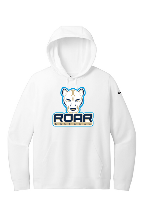 Nike Ladies Club Fleece Sleeve Swoosh Pullover Hoodie