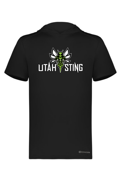 Holloway Adult Short Sleeve Hoodie Powered by Coolcore