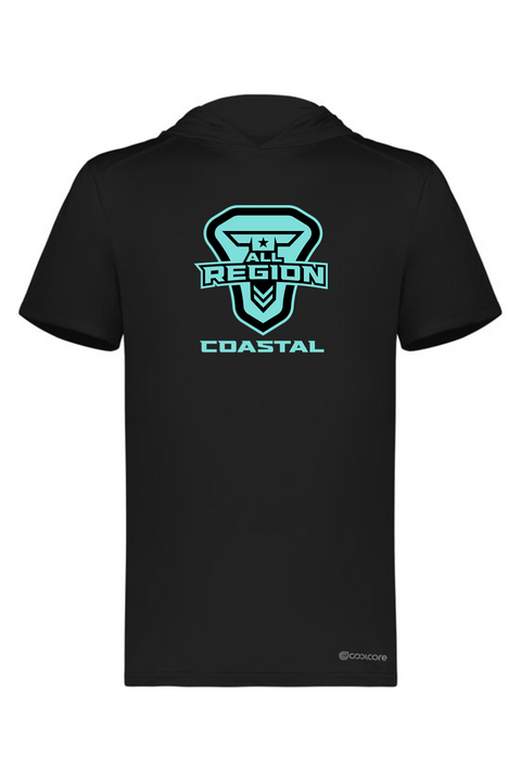 Holloway Adult Short Sleeve Hoodie Powered by Coolcore