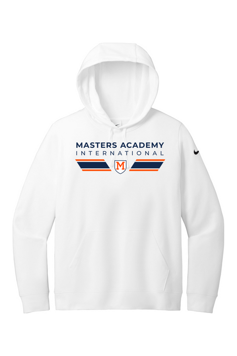 Nike Ladies Club Fleece Sleeve Swoosh Pullover Hoodie