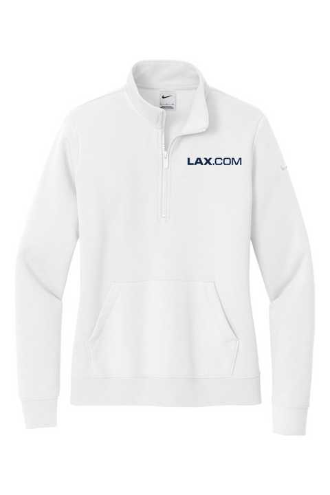 Nike Ladies Club Fleece Sleeve Swoosh 1/2-Zip