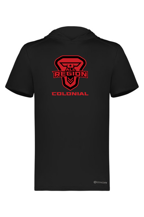 Holloway Adult Short Sleeve Hoodie Powered by Coolcore