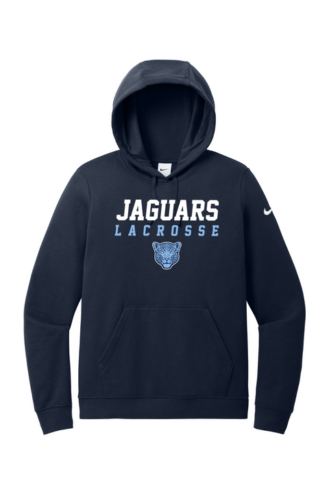 Nike Ladies Club Fleece Sleeve Swoosh Pullover Hoodie