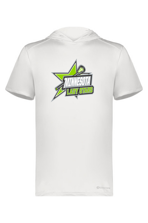 Holloway Adult Short Sleeve Hoodie Powered by Coolcore