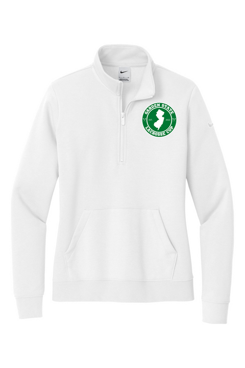 Nike Ladies Club Fleece Sleeve Swoosh 1/2-Zip