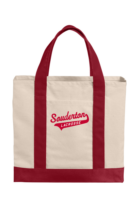 Port Authority Cotton Canvas Two-Tone Tote