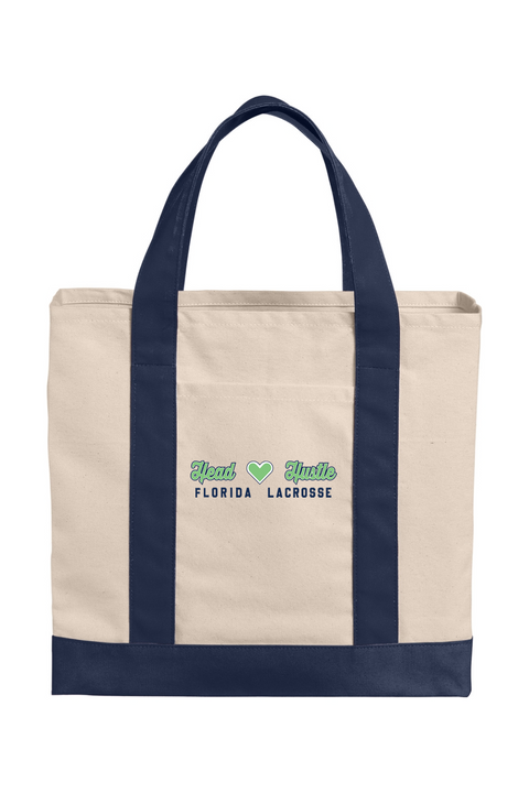 Port Authority Cotton Canvas Two-Tone Tote