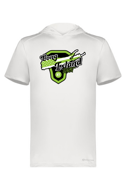 Holloway Adult Short Sleeve Hoodie Powered by Coolcore