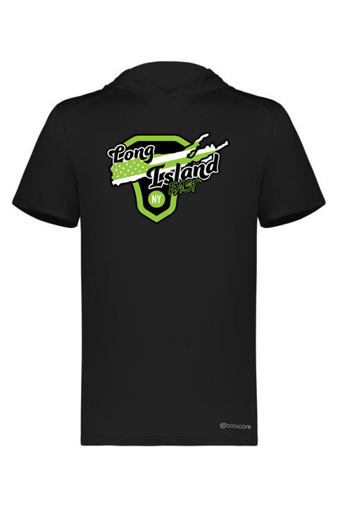 Holloway Adult Short Sleeve Hoodie Powered by Coolcore