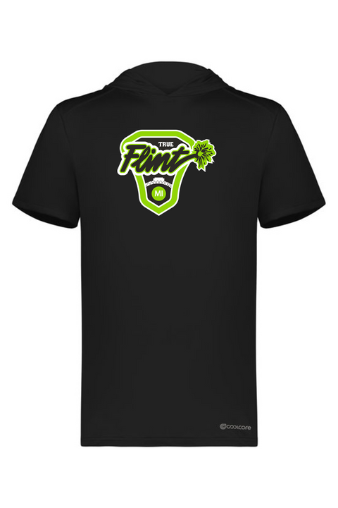 Holloway Adult Short Sleeve Hoodie Powered by Coolcore