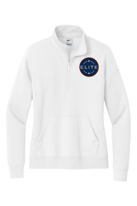 Nike Ladies Club Fleece Sleeve Swoosh 1/2-Zip