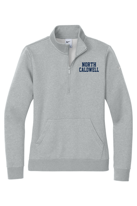 Nike Ladies Club Fleece Sleeve Swoosh 1/2-Zip