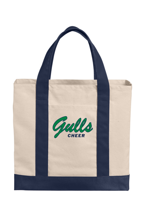 Port Authority Cotton Canvas Two-Tone Tote