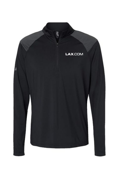 Adidas Shoulder Stripe Quarter-Zip Pullover